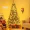 Costway 7ft. Artificial Christmas Tree, Warm White LED Lights